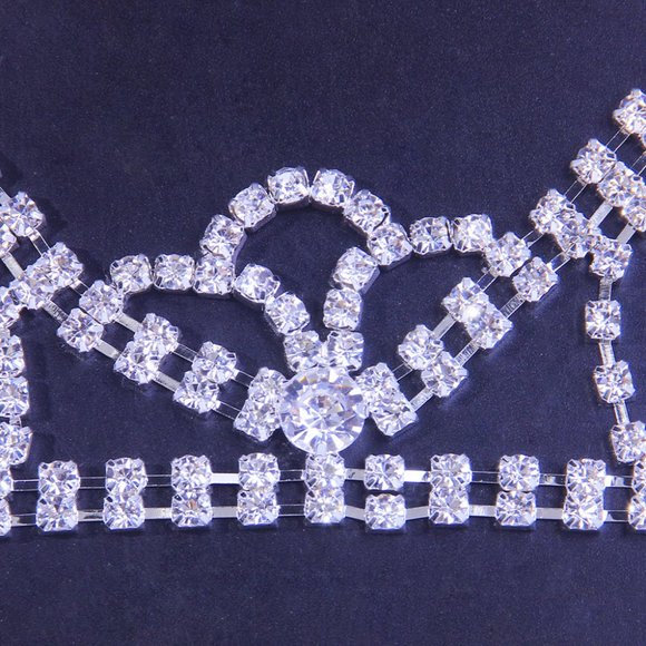 Luxury Tassel Crystal Bodysuit Lingerie Jewelry for Women Rhinestone Body Chain - Picture 6 of 6